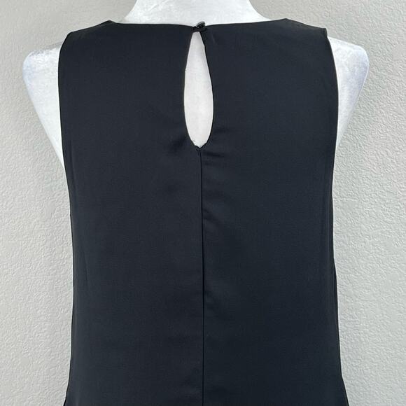 Nordstrom Rack Solid Little Black Dress Sleeveless Mini Sheath Small/Medium - Picture 10 of 13